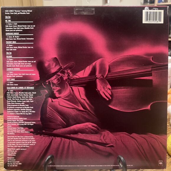 Eddie Gomez Discovery LP Album NM or M- Pristine! Sounds great! 1986 Latin jazz - Picture 2 of 8